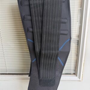 Black and Blue Support Belt